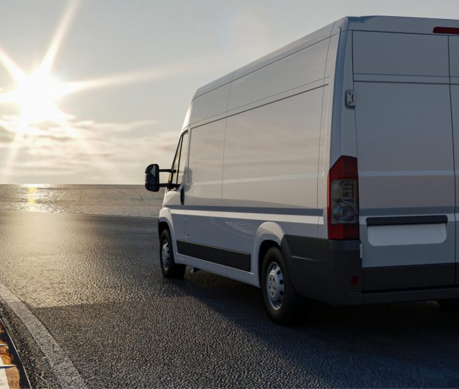 3d-rendering-truck-road-travels-sun-cargo-transportation-concept