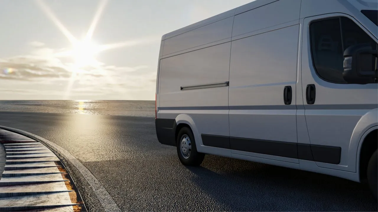 cargo-van-rides-road-3d-image-3d-rendering